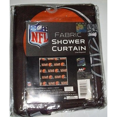 cleveland browns shower curtain