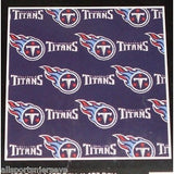 NFL 72 X 72 Inch Fabric Shower Curtain Tennessee Titans