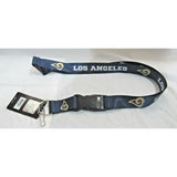 NFL Los Angeles Rams Blue Lanyard Detachable Keyring 23"X3/4" by Aminco