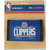 NBA Logo Los Angeles Clippers Tri-fold Nylon Wallet with Printed Logo