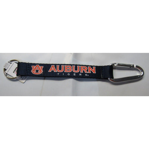 NCAA Auburn Tigers Wristlet Carabiner w/Key Ring 8.5" long by Aminco