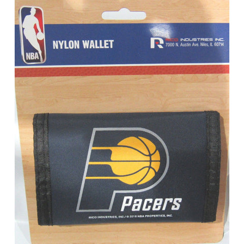 NBA Indiana Tri-fold Nylon Wallet with Printed Logo