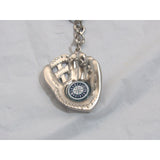 MLB Chrome Glove With Logo in Palm Key Chain Seattle Mariners AMINCO