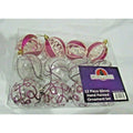Hand Painted Shatterproof Christmas Ornaments 60mm/2.36″ 3 Finishes Set of 12
