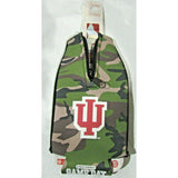 NCAA Indiana Hoosiers Logo on Camouflage Bottle Coolie by Game Day Outfitters