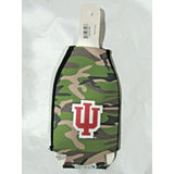 NCAA Indiana Hoosiers Logo on Camouflage Bottle Coolie by Game Day Outfitters