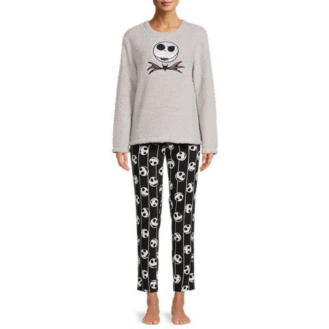 Nightmare Before Christmas Women's Sleepwear 2PC Plush Pajama Set XL (16-18)