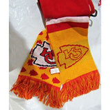 NFL Kansas City Chiefs Reversible Thematic Scarf 64" by 7" by FOCO