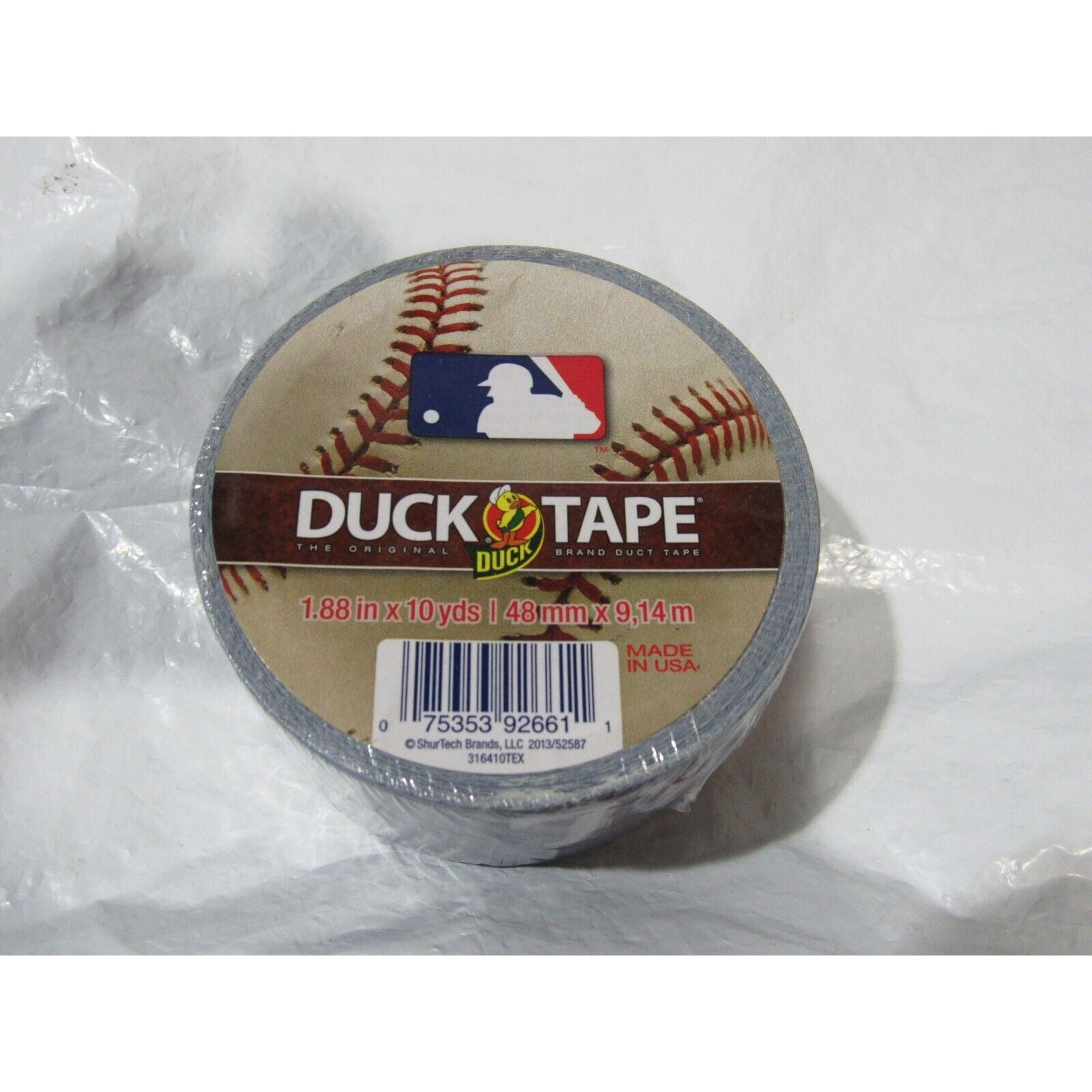 MLB Texas Rangers Duck Brand Duck/Duct Tape 1.88 Inch wide x 10 Yard Long