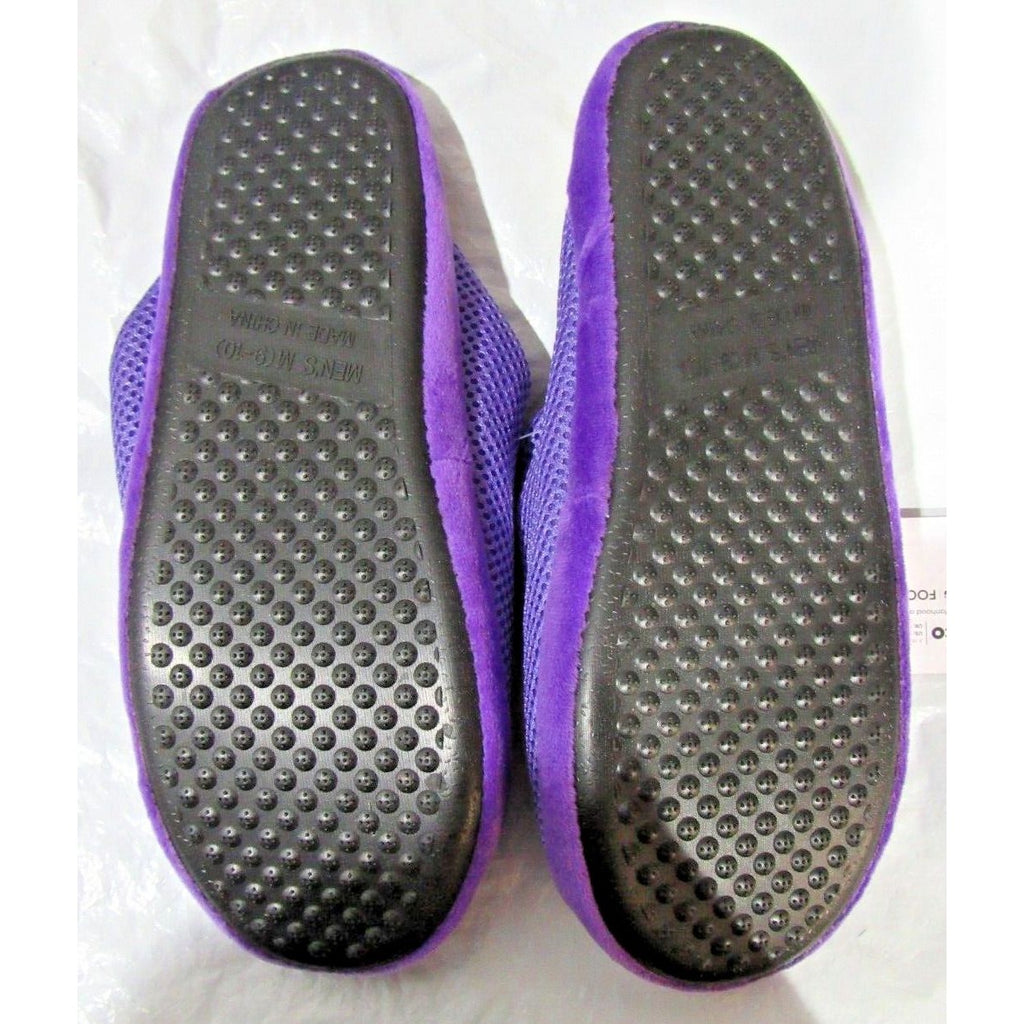 NFL Minnesota Vikings Logo on Mesh Slide Slippers Size Men S by FOCO