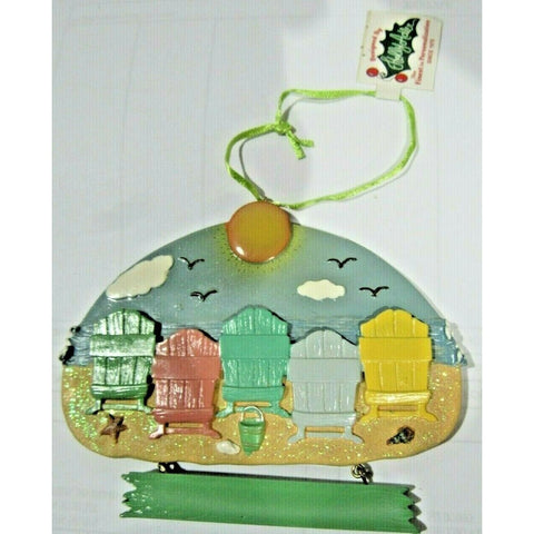 Christmas Tree Ornament Self Personalisable 4 Namable Beach Chairs Kurt S. Adler