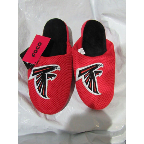 NFL Atlanta Falcons Logo on Mesh Slide Slippers Dot Sole Size Men Medium by FOCO