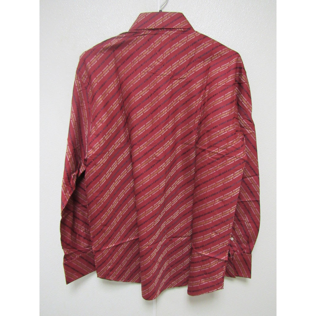 NBA Cleveland Cavaliers Red Button Up Dress Shirt by Headmaster Designer Size 3XL