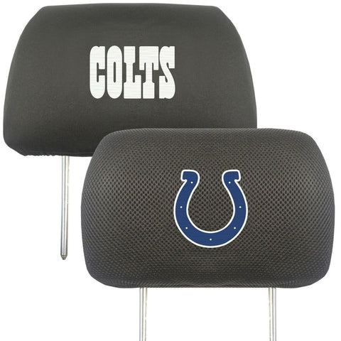 NFL Indianapolis Colts 1 Pair Headrest Cover Two Side Embroidered Fanmats
