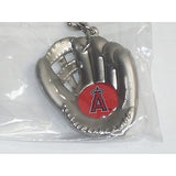 MLB Chrome Glove With Logo in Palm Key Chain Anaheim Angels AMINCO