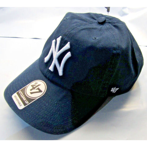 MLB 47 Brand Clean Up Baseball Hat-New York Yankees Hat Navy Blue