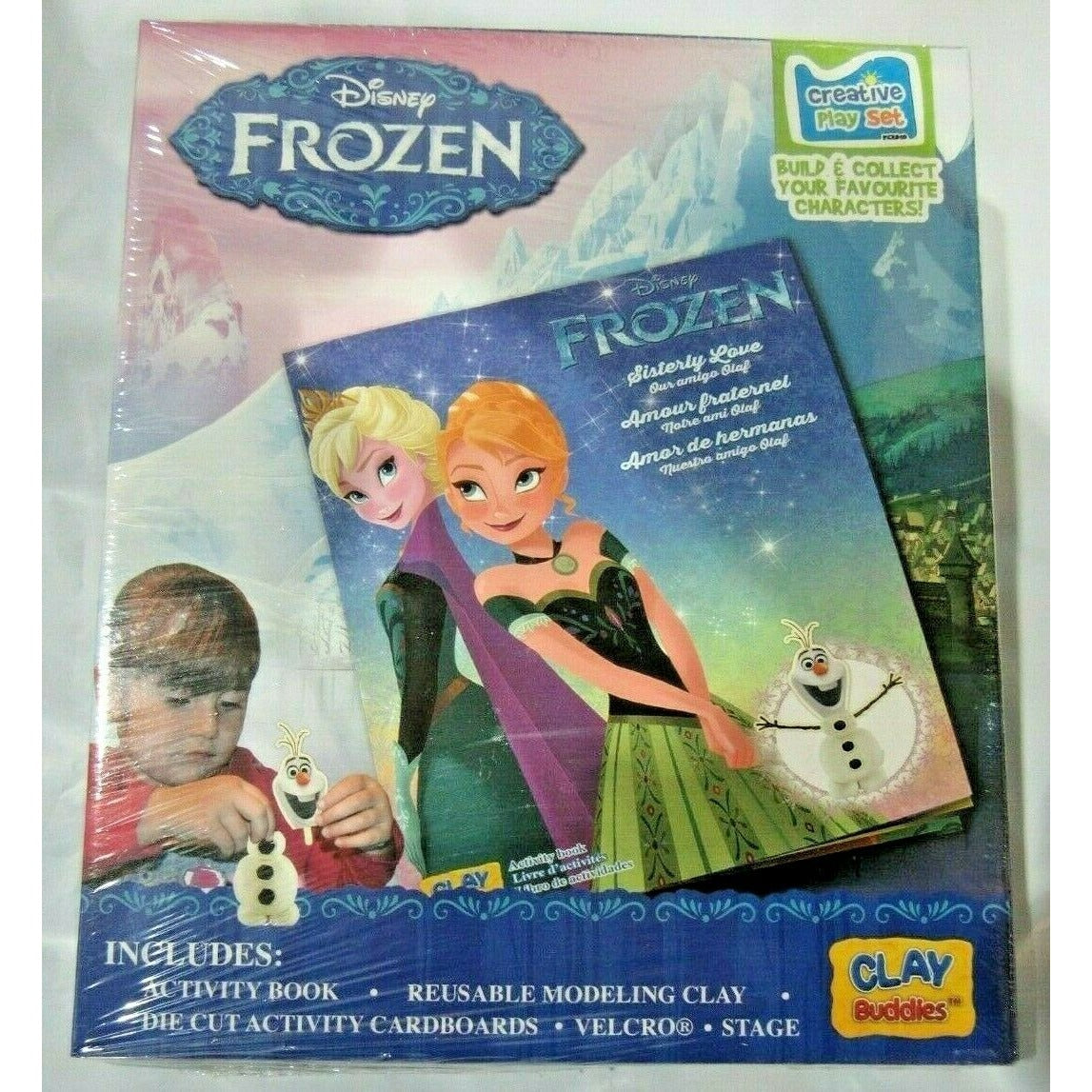 Disney Frozen Clay Buddies Olaf Modeling Figurine & Activity Book Arts & Crafts