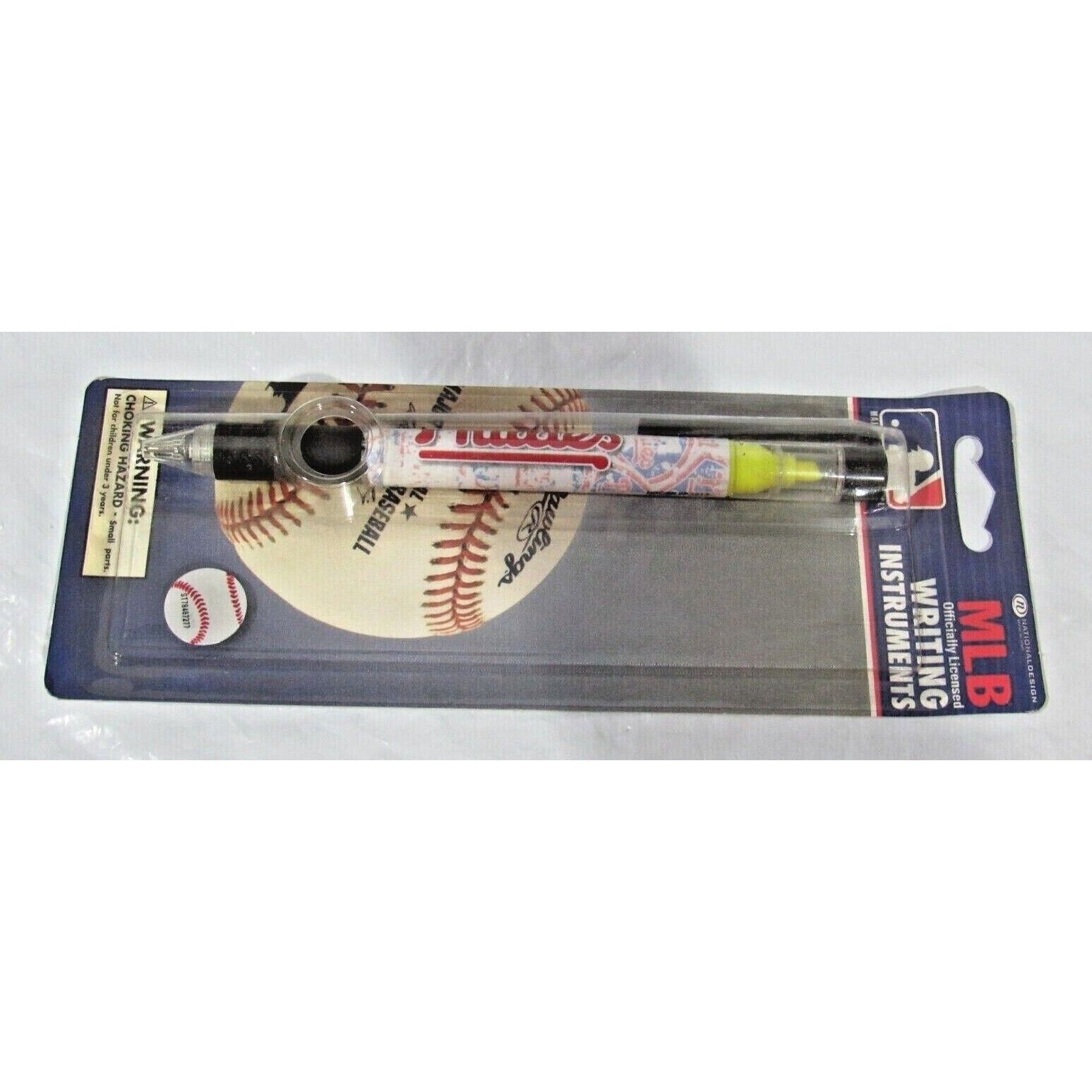 MLB Philadelphia Phillies White Pen and High Lighter by National Design