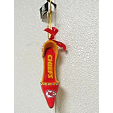 NFL Kansas City Chiefs High Heel Shoe Christmas Ornament by Team Sports America