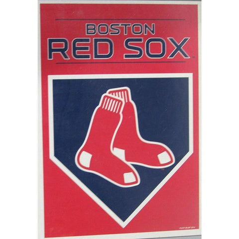 NFL Boston Red Sox 28" by 40" 2 Sided House Flag Banner by Fremont Die