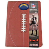 NFL Los Angeles Chargers Football Portfolio Notebook Football Grain 9.5" X 13"