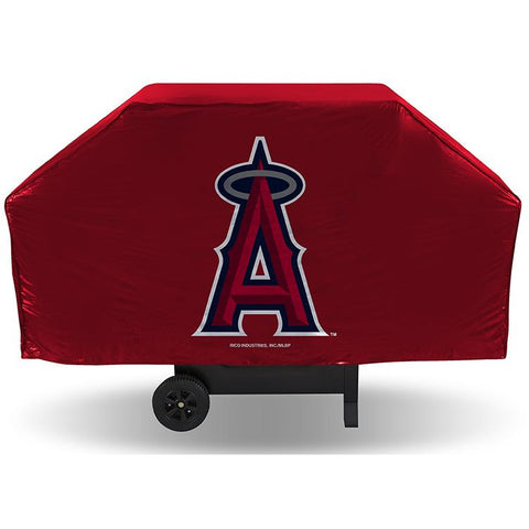 MLB Los Angeles Angels 68 Inch Red Vinyl Economy Gas / Charcoal Grill Cover
