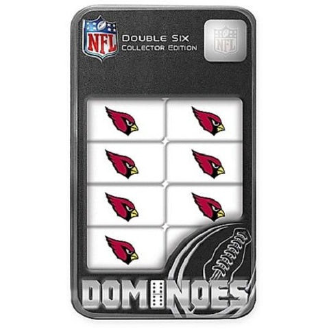 NFL Arizona Cardinals White Dominoes Game by Masterpieces Puzzles Co