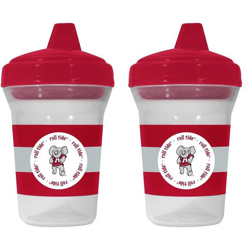 NCAA Alabama Crimson Tide Toddlers Sippy Cup 5 oz. 2-Pack by baby fanatic