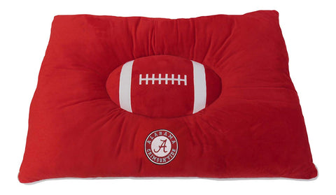 NCAA Alabama Crimson Tide Embroidered Pillow Pet Bed 30″x20″x4″ Pets First, Inc