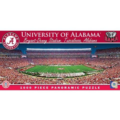NCAA Alabama Crimson Tide Panoramic 1000pc Jigsaw Puzzle by Masterpieces
