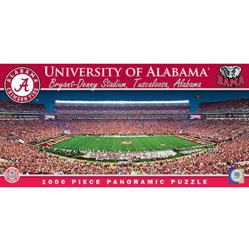 NCAA Alabama Crimson Tide Panoramic 1000pc Jigsaw Puzzle by Masterpieces