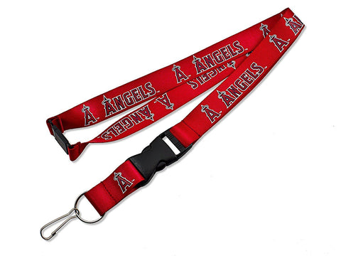 MLB Los Angeles Angels Red Lanyard Detachable Buckle 23"L 3/4"W by Aminco
