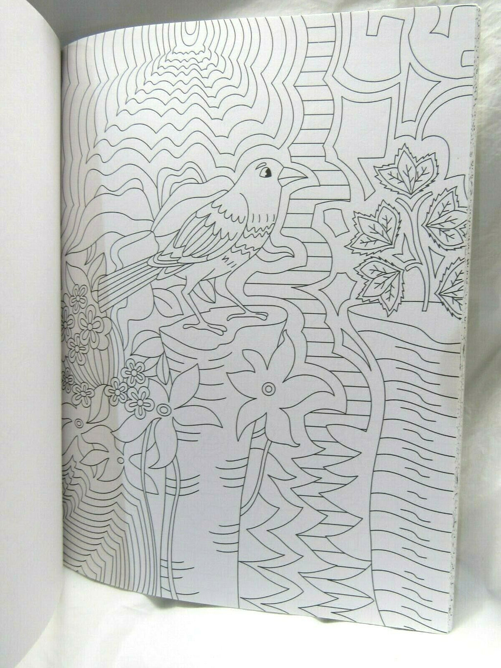 Grown Up Adult Coloring Book Animals Birds Fish Owl Bear Dolphin etc... 32 Pages