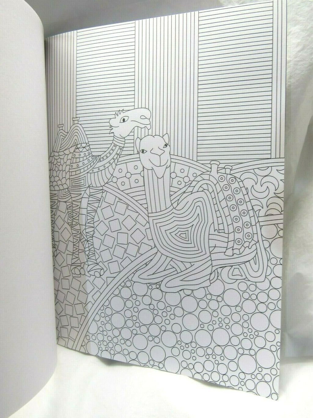 Grown Up Adult Coloring Book Animals Birds Fish Owl Bear Dolphin etc... 32 Pages