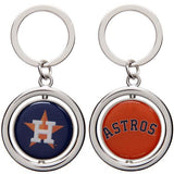 MLB Spinning Logo Key Ring Keychain Forever Collectibles Select Team to Left