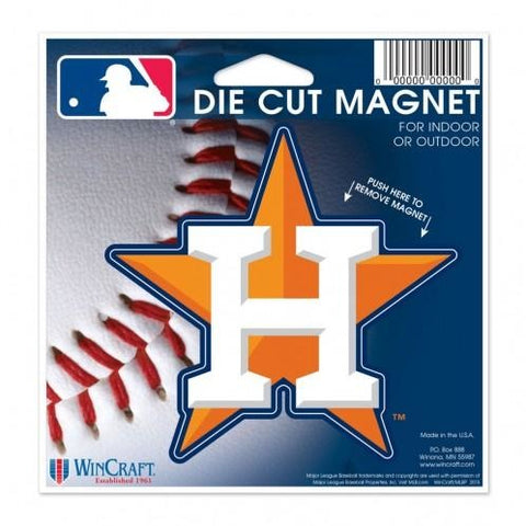 MLB Houston Astros Alternate Logo 4 inch Auto Magnet by WinCraft