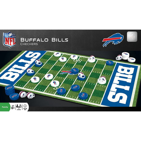 NFL Buffalo Bills Checkers Game by Masterpieces Puzzles Co.