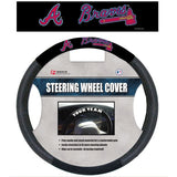 MLB Atlanta Breaves Poly-Suede on Mesh Steering Wheel Cover by Fremont Die