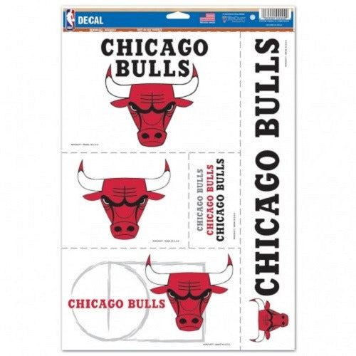 NBA Chicago Bulls Ultra Decals Set of 5 By WinCraft
