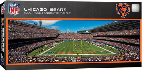 NFL Chicago Bears Panoramic 1000pc Puzzle by Masterpieces Puzzles