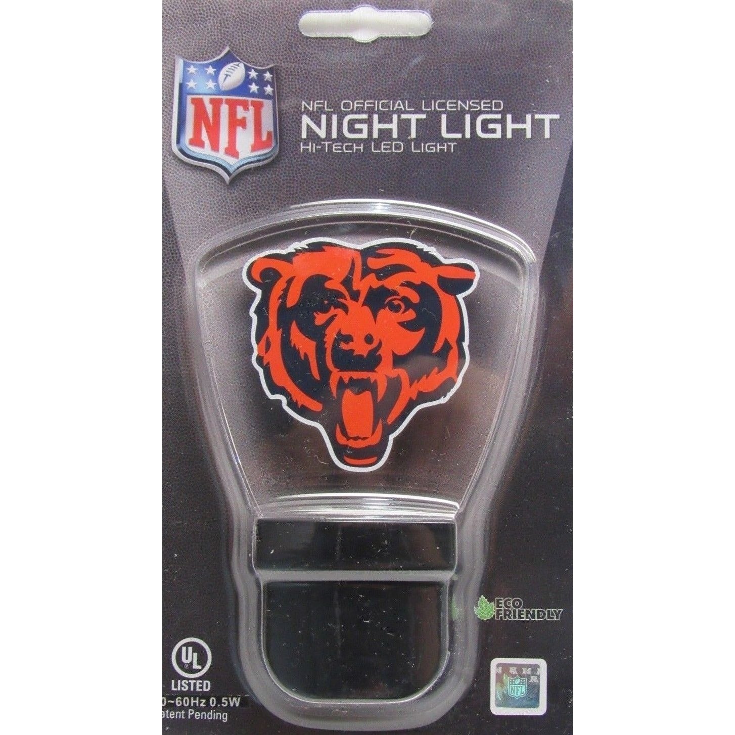 NFL Hi-Tech LED Night Light Made by Authentic Street Signs