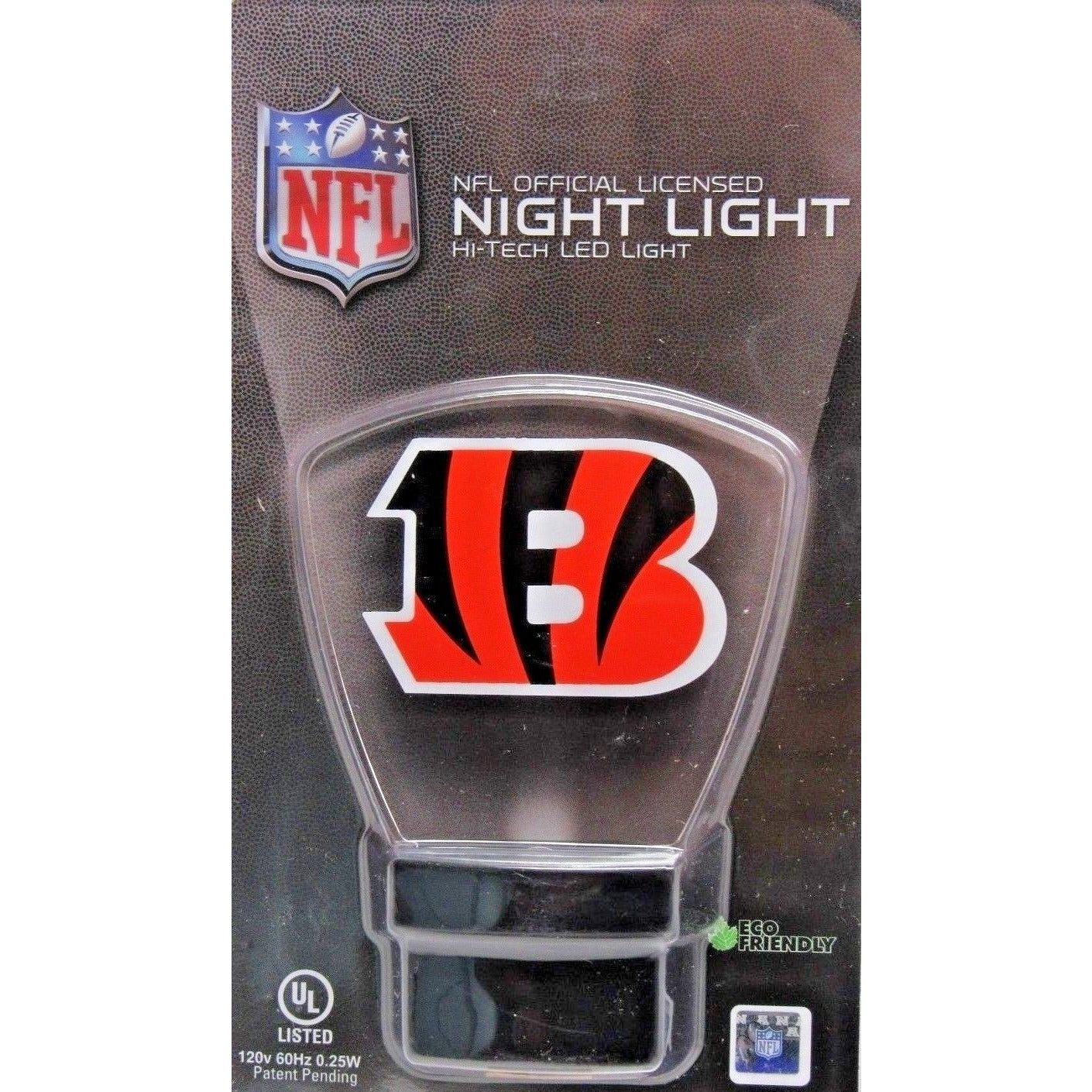 NFL Hi-Tech LED Night Light Made by Authentic Street Signs