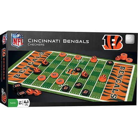 NFL Cincinnati Bengals Checkers Game by Masterpieces Puzzles Co.