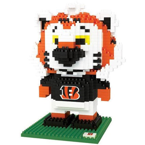 NFL Cincinnati Bengals Team Mascot BRXLZ 3-D Puzzle 128 Pieces