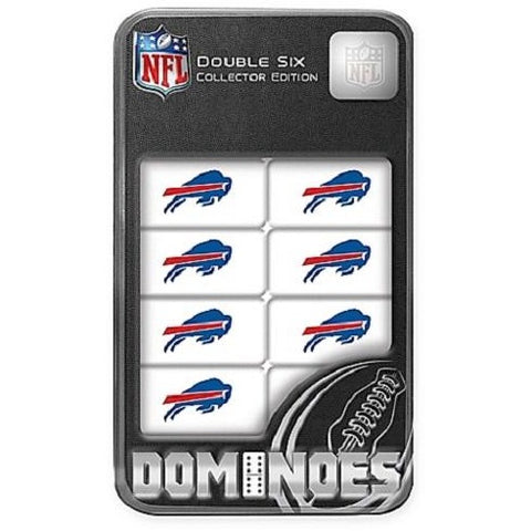 NFL Buffalo Bills White Dominoes Game by Masterpieces Puzzles Co