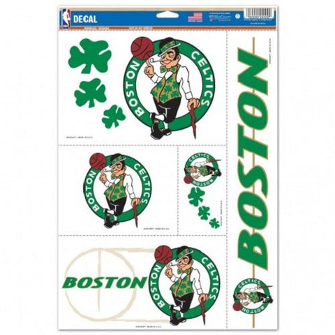 NBA Boston Celtics Ultra Decals Set of 5 By WinCraft