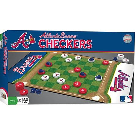 MLB Atlanta Braves Checkers Game by Masterpieces Puzzles Co.