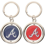 MLB Spinning Logo Key Ring Keychain Forever Collectibles Select Team to Left