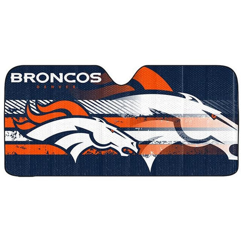 NFL Denver Broncos Automotive Sun Shade Universal Size by Team ProMark