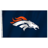 NFL 3' x 5' Team All Pro Logo Flag Denver Broncos Blue Background